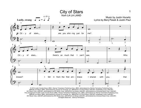 City of Stars (from La La Land) (Arr. Mark Phillips) .